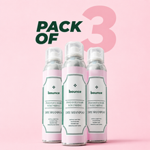 Pack of 3-Bounce dry shampoo