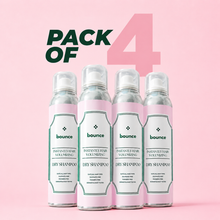 Family pack 4 bounce dry shampoo